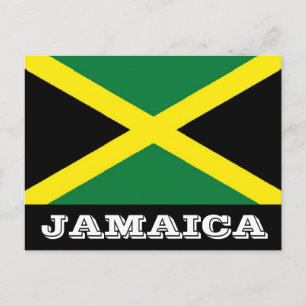 De vlagbriefkaart van Jamaïca Briefkaart