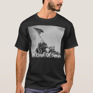 De vlaggen van zonsopgang t-shirt