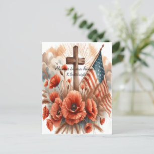 De vlaggen vliegen waar ze vallen feestdagenkaart