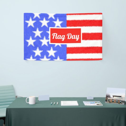 De vlaggendag, personaliseer Chocolate Covered Ore Spandoek (Beurs)