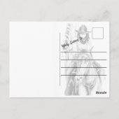 De vlaggendrager briefkaart (Achterkant)