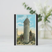De vlakke Bouw van het Ijzer. Broadway en Vijfde Briefkaart (Staand voorkant)