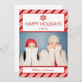 De Vlakke Kaart van de Vakantie van de Foto van (Voorkant / Achterkant)