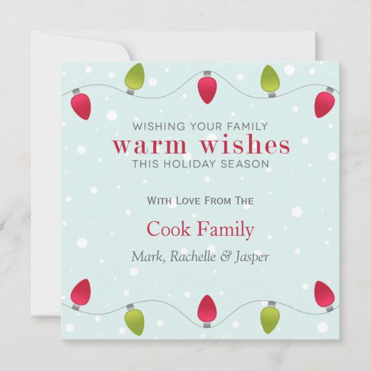 De Vlakke Kaart van de Vakantie van de Lichten van (Voorkant)