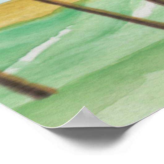 De vlakken poster (Hoek)