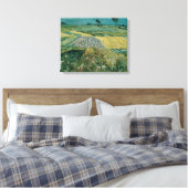 De vlakte van Auvers - Vincent van Gogh Canvas Afdruk (Insitu (Slaapkamer))