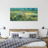 De vlakte van Auvers - Vincent van Gogh Canvas Afdruk (Insitu (Slaapkamer))