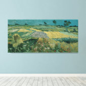 De vlakte van Auvers - Vincent van Gogh Canvas Afdruk (Insitu (Houten vloer))