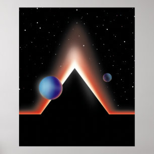 De vlakten van Mars Poster