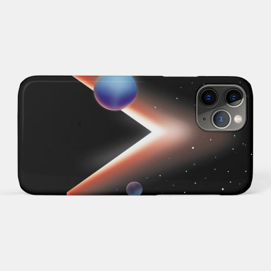 De vlaktes van Mars-knop Case-Mate iPhone Case (Achterkant (horizontaal))