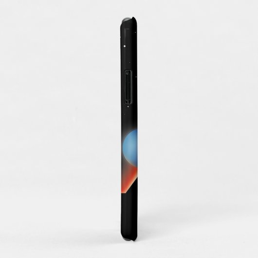 De vlaktes van Mars-knop Case-Mate iPhone Case (Achterkant/rechts)