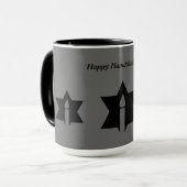 De vlam & ster - mok (Voorkant links)