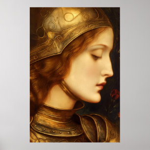 De vlam van Orleans   Heilige Jeanne d'Arc Poster