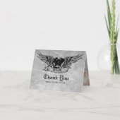 De vlammende Fietser dankt u Bedankkaart (Voorkant)