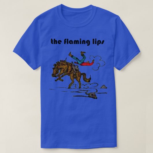 De vlammende lippen t-shirt (Design voorkant)