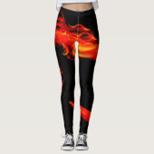 De vlammende Peper van de Spaanse peper Leggings (Voorkant)