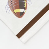 De Vlammende Voetbal - Fleece Deken (Hoek)
