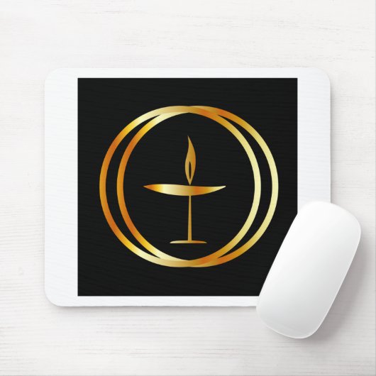 De vlammenijs muismat (Met muis)