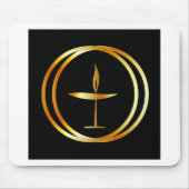 De vlammenijs muismat (Voorkant)