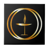 De vlammenijs tegeltje (Voorkant)