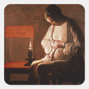 De Vlea Catcher Vierkante Sticker