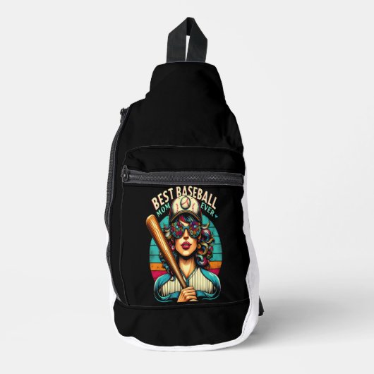 De vleermuis-met de beste honkbal mam sling bag (Voorkant)