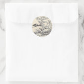 De vlek en de gootsteen ronde sticker (Tas)