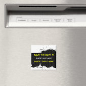 De Vlek van de Inkt van de grap - sparen de datumM Magneet (Insitu (Vaatwasser))