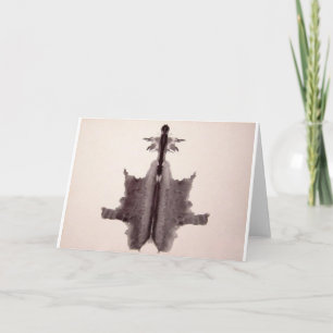De vlekken van de Inkt van de Test Rorschach Kaart