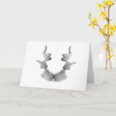 De vlekken van de Inkt van de Test Rorschach Kaart (Gele Bloem)