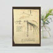 De vleugel van Leonardo da Vinci's vliegmachine sc (Staand voorkant)