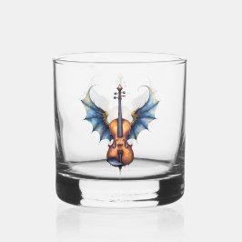 De Vleugelde Viool van de Maneschijn Rijken Whisky Glas
