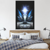 De vleugels van Anthropolis Canvas Afdruk (Insitu (Slaapkamer))