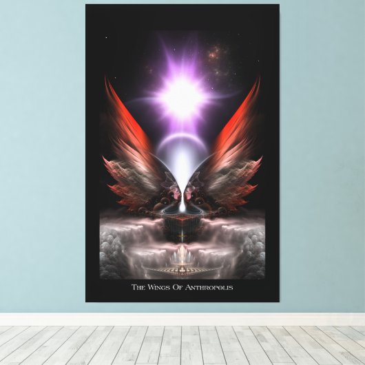 De vleugels van Anthropolis HC Canvas (Insitu (Houten vloer))