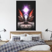De vleugels van Anthropolis HC Canvas Afdruk (Insitu (Slaapkamer))