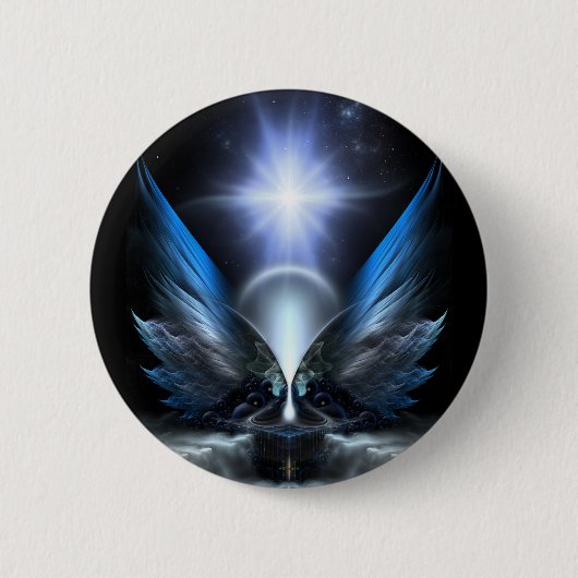 De Vleugels van Anthropolis Ronde Button 5,7 Cm (Voorkant)