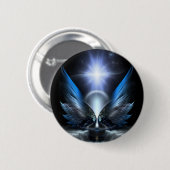 De Vleugels van Anthropolis Ronde Button 5,7 Cm (Voorkant /achterkant)