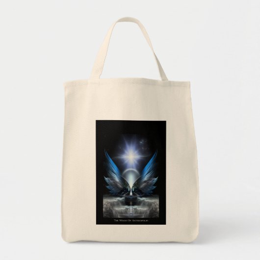 De vleugels van Antropolis Organic Grocery Tas (Voorkant)