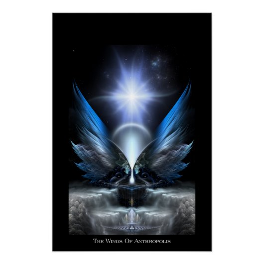 De vleugels van Antropolis perfect Poster (Voorkant)