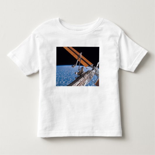 De vleugels van Canadarm2 en zonnepanelen Kinder Shirts (Voorkant)