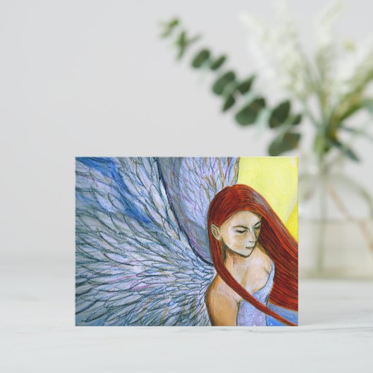 De Vleugels van de engel Briefkaart (Staand voorkant)