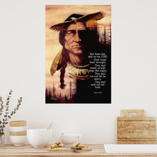 De vleugels van een adelaar poster (Keuken)