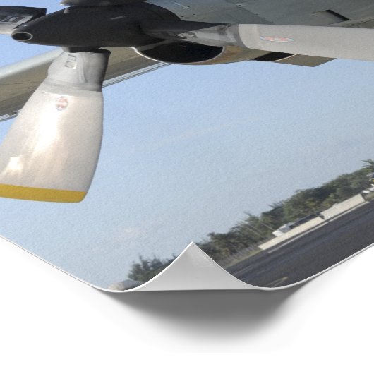 De vleugels van een LC-130 Hercules Poster (Hoek)