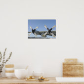 De vleugels van een LC-130 Hercules Poster (Keuken)