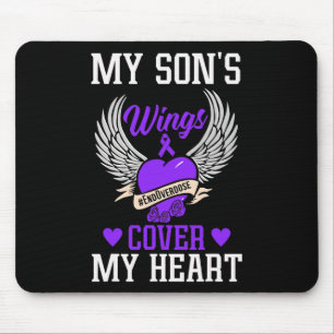 De vleugels van mijn zoon Hoesjes mijn hart - Over Muismat