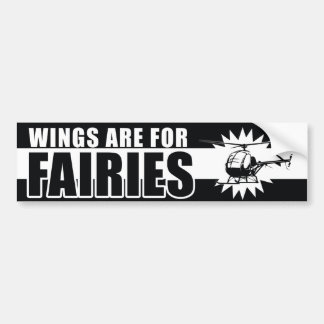 De vleugels zijn voor de Bumpersticker van de fair