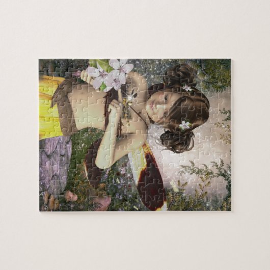 De vlieg en de Dragonfly Legpuzzel (Horizontaal)