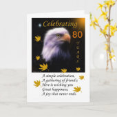 De vlieg met Eagles/viert Kaart (Gele Bloem)