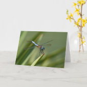 De Vlieg van de draak - Blauwgroene 06 Kaart (Gele Bloem)