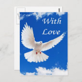 De vliegen van de liefde binnen briefkaart (Voorkant / Achterkant)